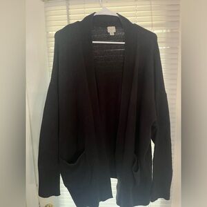Black Cardigan 2XL